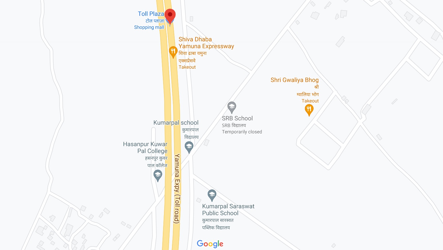 Ace Plots Yamuna Expressway Location Map